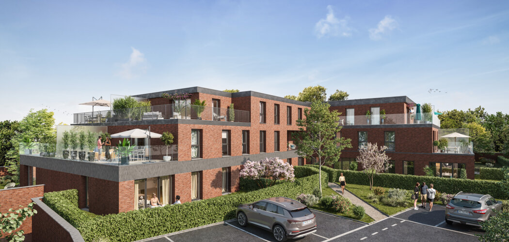 Programme immobilier neuf ECLAT DE VERT - Wattignies : appartements neufs du studio au 4 pièces en quartier résidentiel (59139) - Référence : 14935
