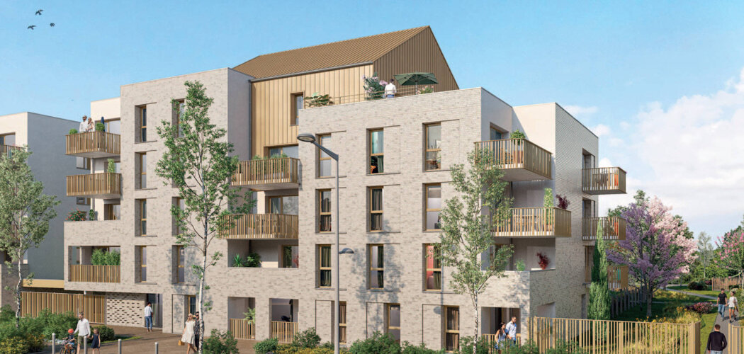 Programme immobilier neuf LA PROMENADE - Wattrelos à proximité de  Roubaix (59150) - Référence : 10488