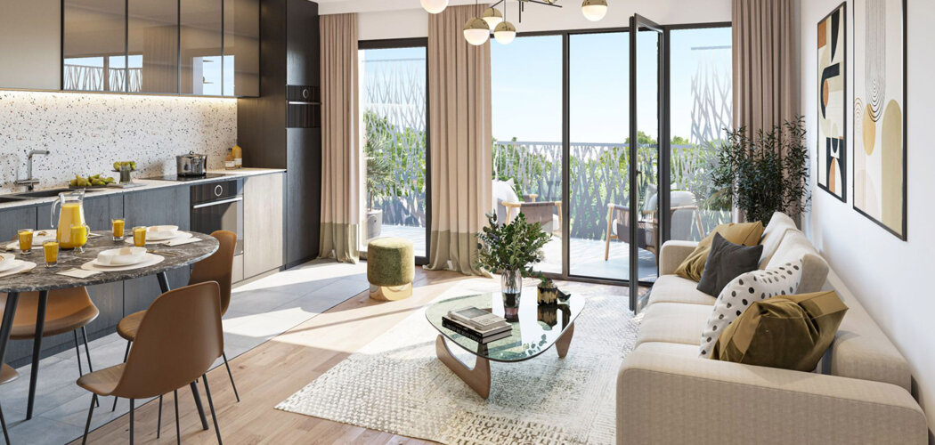 Programme immobilier neuf Les Terrasses de l’Europe - Wervicq-Sud résidence au calme proche Lille (59117) - Référence : 17267