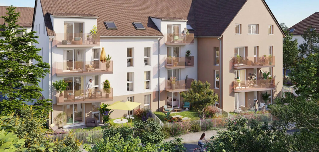 Programme immobilier neuf ECLATS DE VIGNE - Wintzenheim aux portes  de Colmar en 10 min (68920) - Référence : 15969