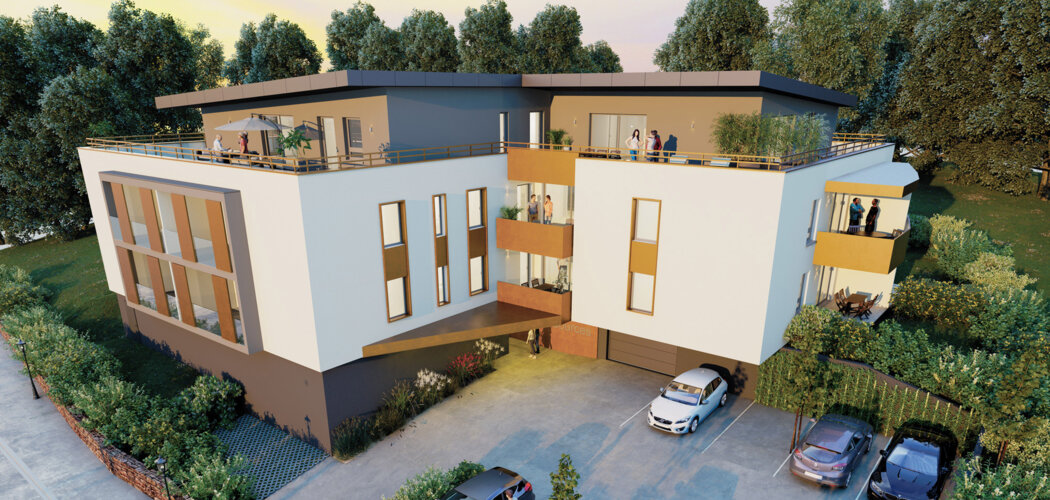 Programme immobilier neuf LES SOURCES - Wolxheim : Appartements T2–T5 avec balcons, terrasses et vue sur les vignobles au cœur d’un paysage champêtre (67120) - Référence : 4958
