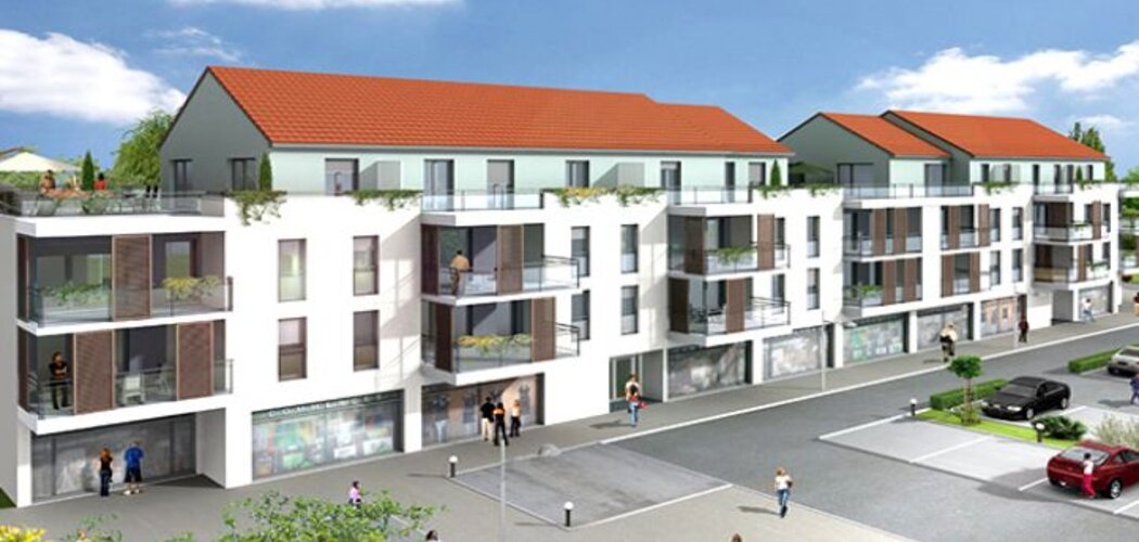 Programme immobilier neuf  - Yutz : Appartements T2–T5 avec terrasses, balcons et parking sécurisé (57110) - Référence : 16