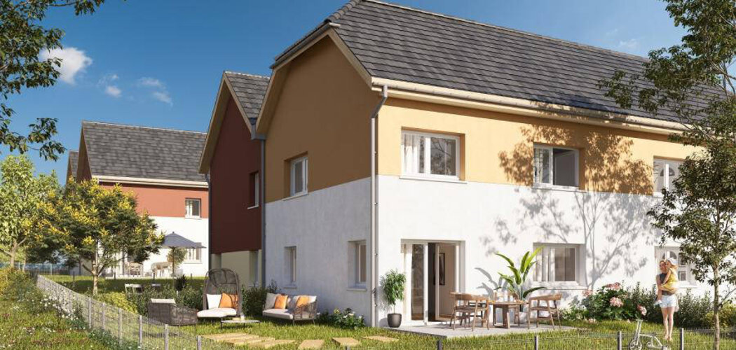 Programme immobilier neuf Les Carrés Matcha - Zaessingue : Appartements T4 avec terrasses, jardins privatifs et proximité quartier résidentiel calme (68130) - Référence : 7240