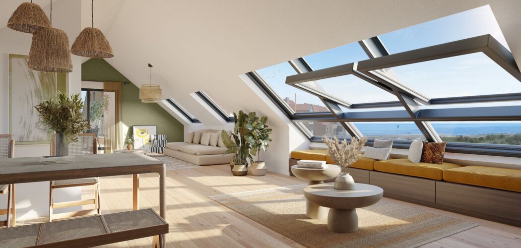Programme immobilier neuf LES TERRASSES DE LA DUNE - Zuydcoote : appartements neufs face à la plage, vues sur mer et confort moderne (59123) - Référence : 15677