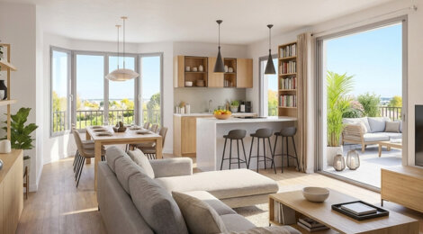 Programme immobilier neuf APOLLINIA - Aix-en-Provence quartier Saint-Jérôme près du Parc de la Torse (13090) - Référence : 17071