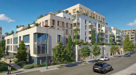 Programme immobilier neuf Les Portes de Seine - Asnières-sur-Seine appartements neufs à 7 min des Grésillons (92600) - Référence : 17264