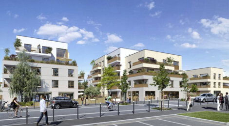 Programme immobilier neuf Domaine des Lys - Carrières-sous-Poissy : Appartements T2–T4 avec terrasses, jardins et parking proche des RER A et E (78955) - Référence : 14315