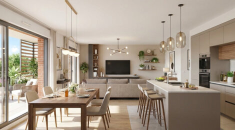 Programme immobilier neuf Floreal - Chartres : appartements neufs 2 à 5 pièces et maisons neuves à 6 min du centre-ville (28000) - Référence : 14699