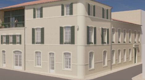 Programme immobilier neuf 4 Rue du Palais - Dax réhabilitation premium en centre-ville (40100) - Référence : 17634