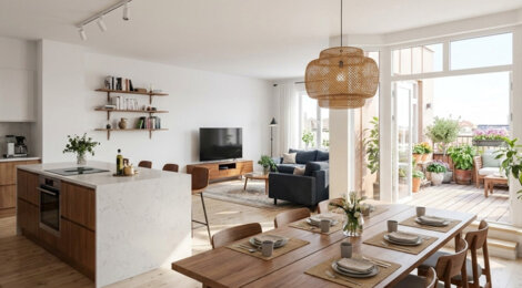 Programme immobilier neuf Le Domaine du Château (Le Château de Malnoue) - Émerainville proches bus et RER A et E (77184) - Référence : 9641