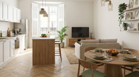 Programme immobilier neuf RUE DE FRANCE - Fontainebleau centre-ville appartement duplex réhabilité (77300) - Référence : 17287