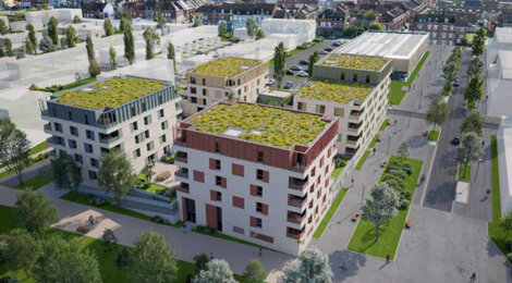 Programme immobilier neuf Lyselia - Houplines appartements neufs du 2 au 4 pièces proche de Lille (59116) - Référence : 18577