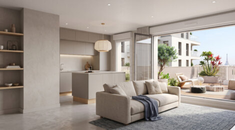 Programme immobilier neuf CARRE DES ARTS - Issy-les-Moulineaux : appartements neufs éligibles déficit foncier proche des bords de Seine (92130) - Référence : 14869