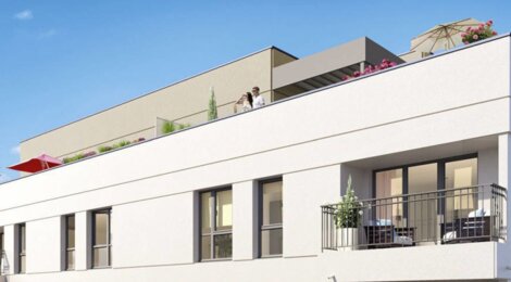 Programme immobilier neuf Lumière et Jardins - Lyon 8e à vélo du parc de Parilly (69008) - Référence : 11355