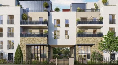 Programme immobilier neuf Les Jardins de l’Ourcq - Meaux appartements lumineux dans le quartier Dunant (77100) - Référence : 17834