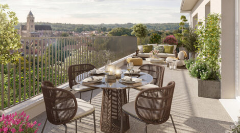 Programme immobilier neuf LISIERE DES LOGES - Poissy résidence familiale proche La Défense (78300) - Référence : 17303