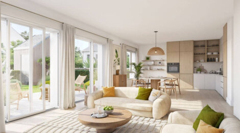 Programme immobilier neuf LES VOILES BLANCHES Maisons - Quiberon maisons avec jardin à 20 min de Port-Haliguen (56170) - Référence : 17944