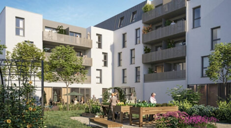 Programme immobilier neuf L'ANGORA - Roubaix : Résidence seniors studio–T3 avec piscine, LMNP et espace beauté en centre-ville proche du Centre Hospitalier (59100) - Référence : 14410