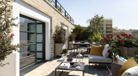 Programme immobilier neuf MERIDIEN - Saint-Ouen proche des métros 13 et 14 (93400) - Référence : 18205