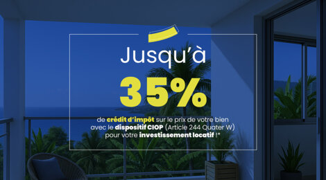 Programme immobilier neuf HORIZON BLEU - Saint-Paul  proche de la future écocité Omega (97460) - Référence : 13735
