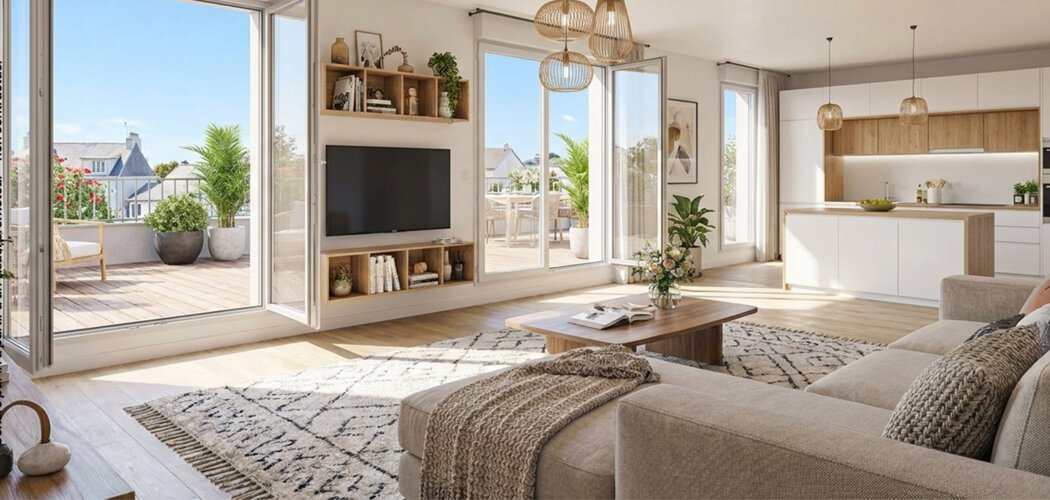 Programme immobilier neuf L'ECRIN - LIBRE TVA 5.5 % - Angers adresse résidentielle au cœur La Fayette-Condorcet (49000) - Référence : 17315