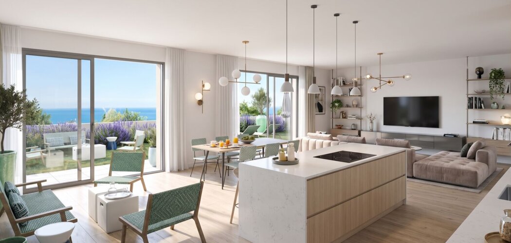 Programme immobilier neuf 2915 AVENUE DU PRINCE RAINIER III - Beausoleil : 8 appartements neufs avec vue sur mer à quelques minutes de Monaco (06240) - Référence : 16888