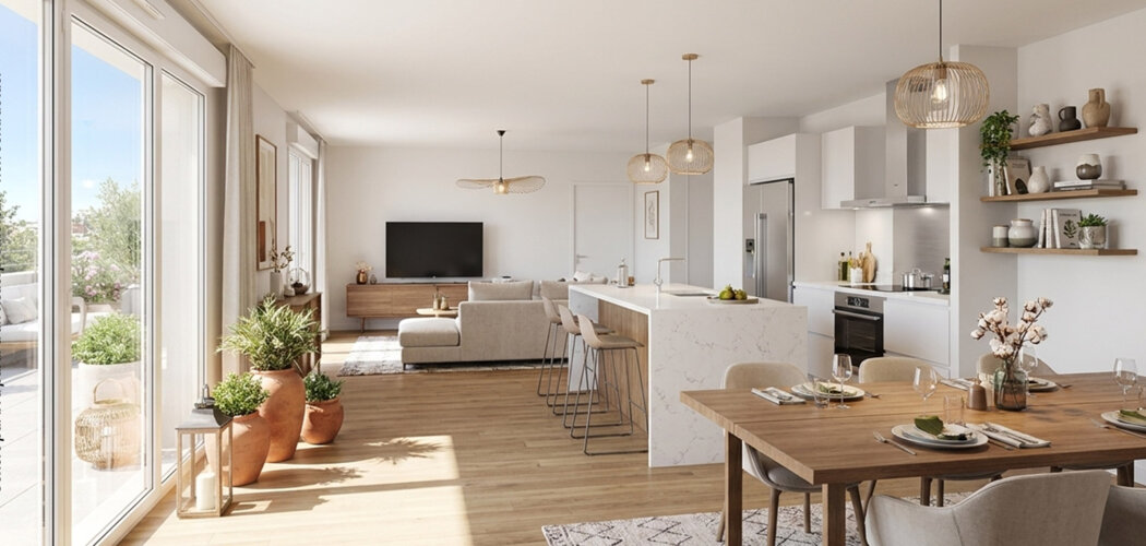 Programme immobilier neuf Résidence Evolis - Béligneux appartements avec jardin à deux pas de la gare (01360) - Référence : 17475