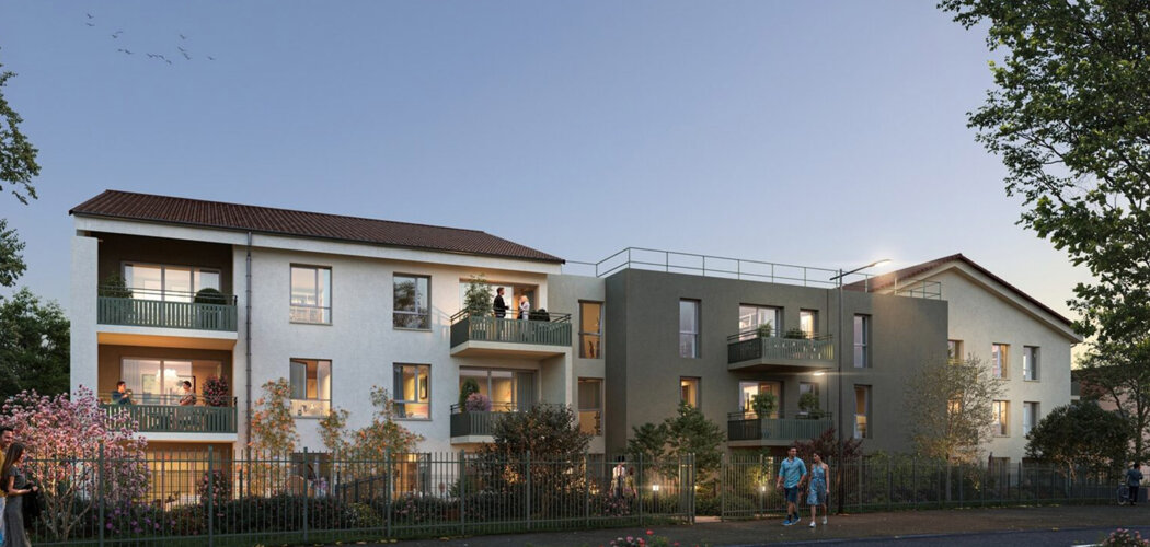 Programme immobilier neuf Résidence Evolis - Béligneux appartements avec jardin à deux pas de la gare (01360) - Référence : 17475