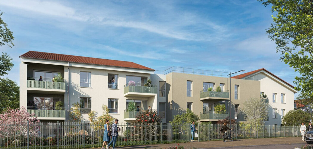 Programme immobilier neuf Résidence Evolis - Béligneux appartements avec jardin à deux pas de la gare (01360) - Référence : 17475