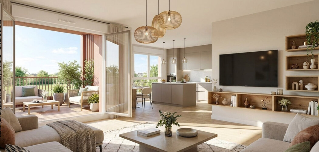 Programme immobilier neuf PARALLÈLE 17 - Bruz appartements lumineux près de Rennes et de la gare (35170) - Référence : 17458