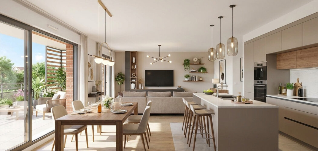 Programme immobilier neuf Floreal - Chartres : appartements neufs 2 à 5 pièces et maisons neuves à 6 min du centre-ville (28000) - Référence : 14699
