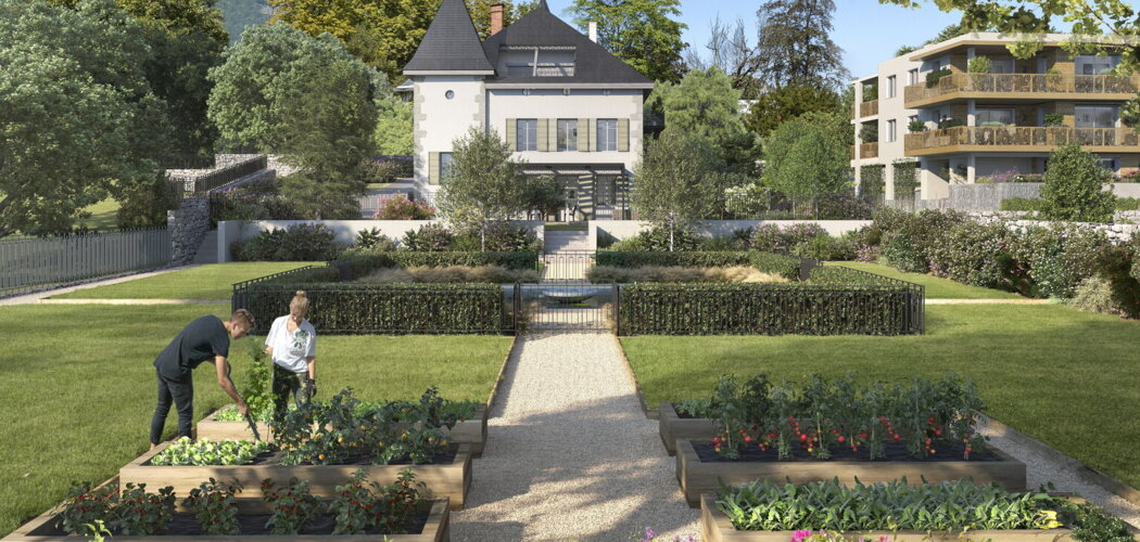Programme immobilier neuf Domaine Férédie - Claix : Appartements T3–T5 avec terrasses, jardins et isolation RT2012 en plein cœur de ville (38640) - Référence : 14220