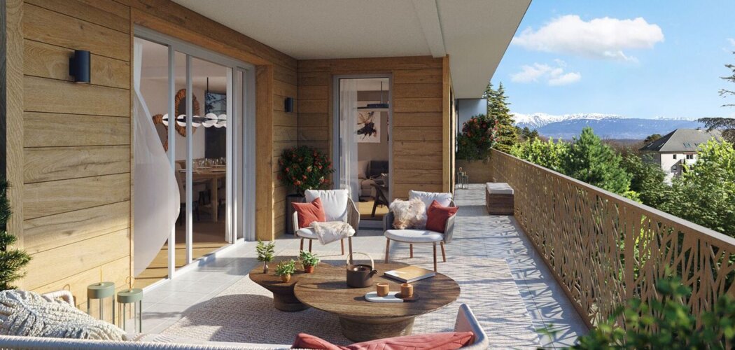 Programme immobilier neuf Domaine Férédie - Claix : Appartements T3–T5 avec terrasses, jardins et isolation RT2012 en plein cœur de ville (38640) - Référence : 14220