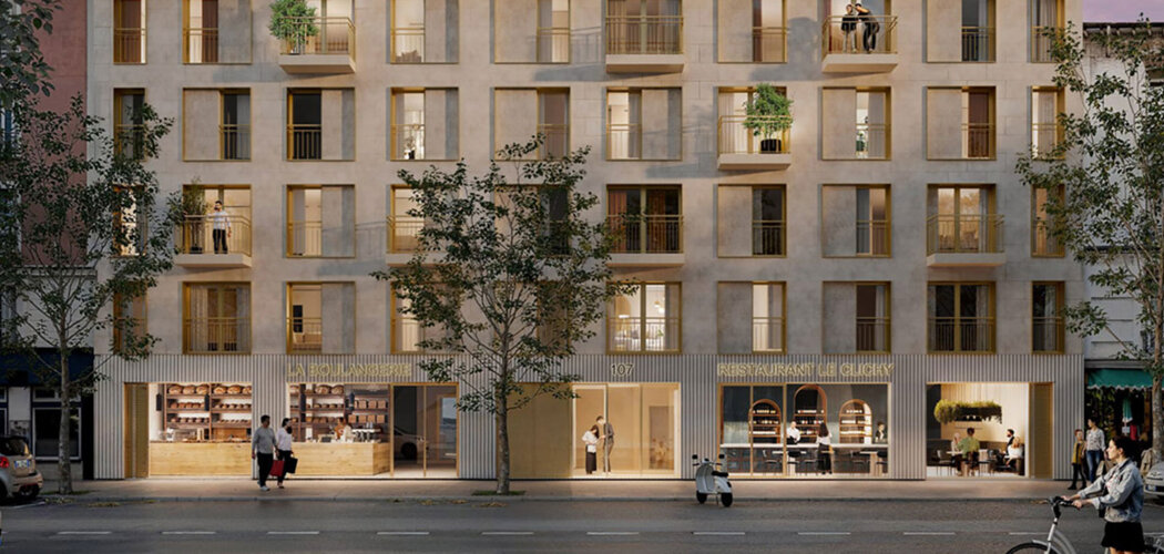 Programme immobilier neuf LE 107 - Clichy résidence neuve à 350 m du métro 14 (92110) - Référence : 17316