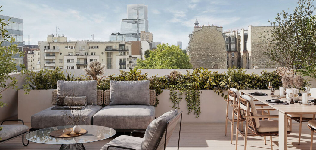 Programme immobilier neuf LE 107 - Clichy résidence neuve à 350 m du métro 14 (92110) - Référence : 17316