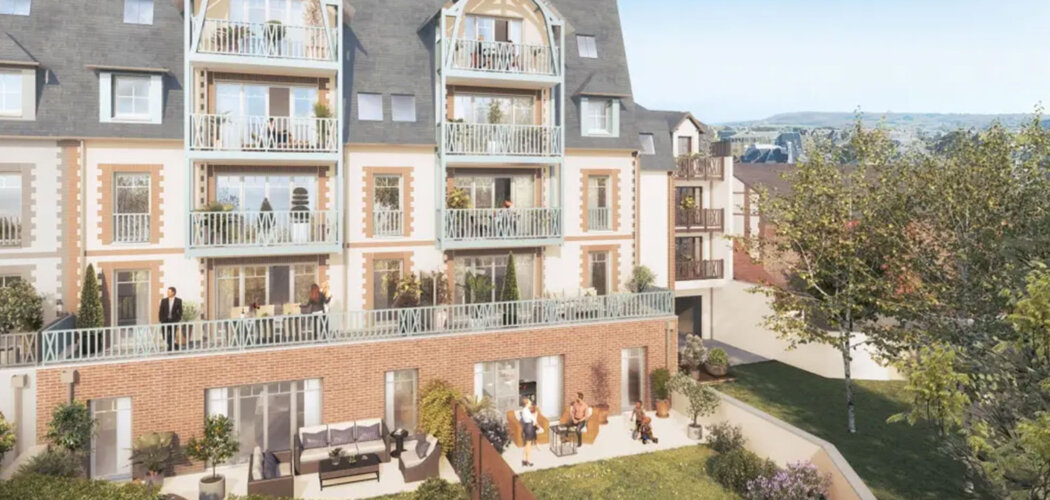 Programme immobilier neuf CADENCE - Deauville résidence neuve à 300 m de la Place Morny (14800) - Référence : 17308