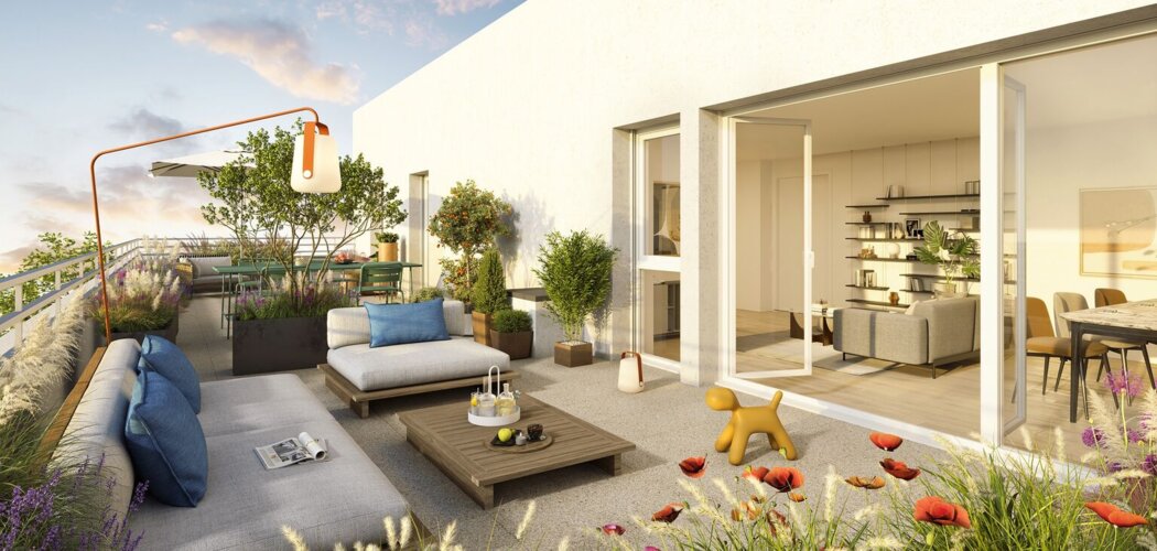 Programme immobilier neuf LES TERRASSES MARCEAU TR2 D1 - Drancy à 13 minutes du RER B Le Bourget (93700) - Référence : 18239