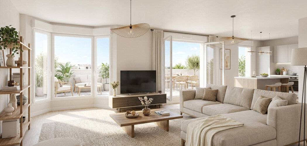 Programme immobilier neuf DOMAINE GRIMAU - Drancy adresse pavillonnaire connectée au Grand Paris (93700) - Référence : 17272