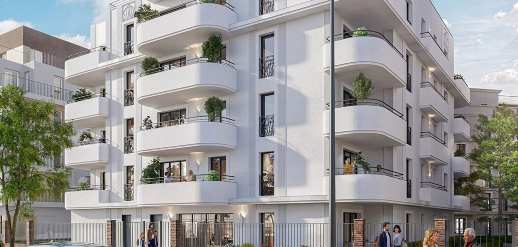 Programme immobilier neuf DOMAINE GRIMAU - Drancy adresse pavillonnaire connectée au Grand Paris (93700) - Référence : 17272