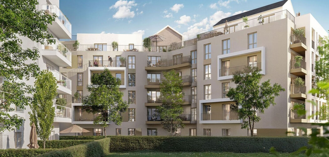 Programme immobilier neuf DOMAINE GRIMAU - Drancy adresse pavillonnaire connectée au Grand Paris (93700) - Référence : 17272