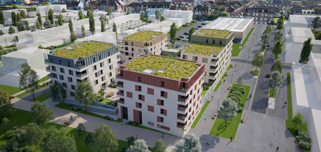 Programme immobilier neuf Lyselia - Houplines appartements neufs du 2 au 4 pièces proche de Lille (59116) - Référence : 18577