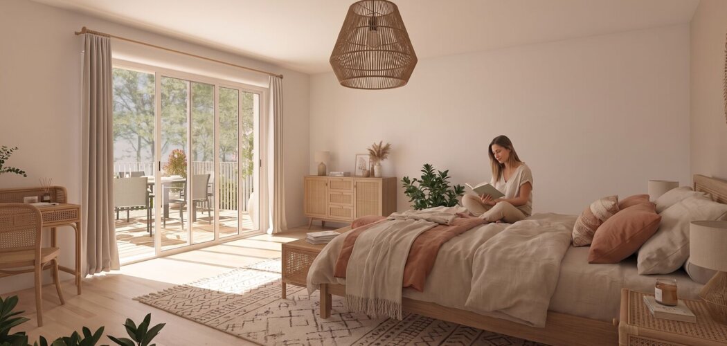 Programme immobilier neuf LOUISE DE BOURBON - La Ville-aux-Dames : appartements neufs du studio au 3 pièces à 8 km de Tours (37700) - Référence : 15353