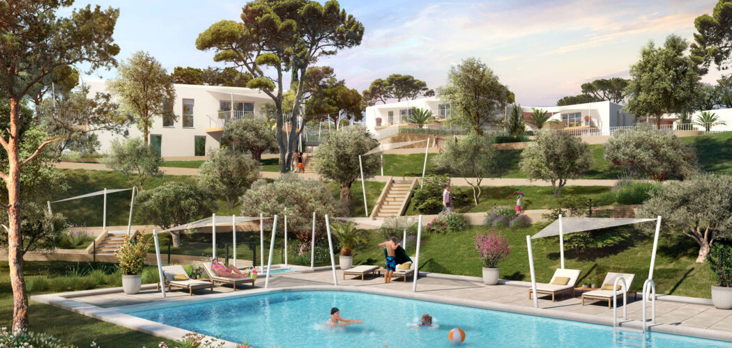 Programme immobilier neuf Eleganza - Le Lavandou appartements neufs avec piscine à 5 min du centre (83980) - Référence : 18131