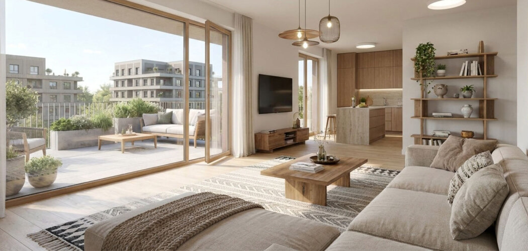 Programme immobilier neuf LES IRIS - Massy quartier Canopée près du Parc de Vilgénis (91300) - Référence : 17261
