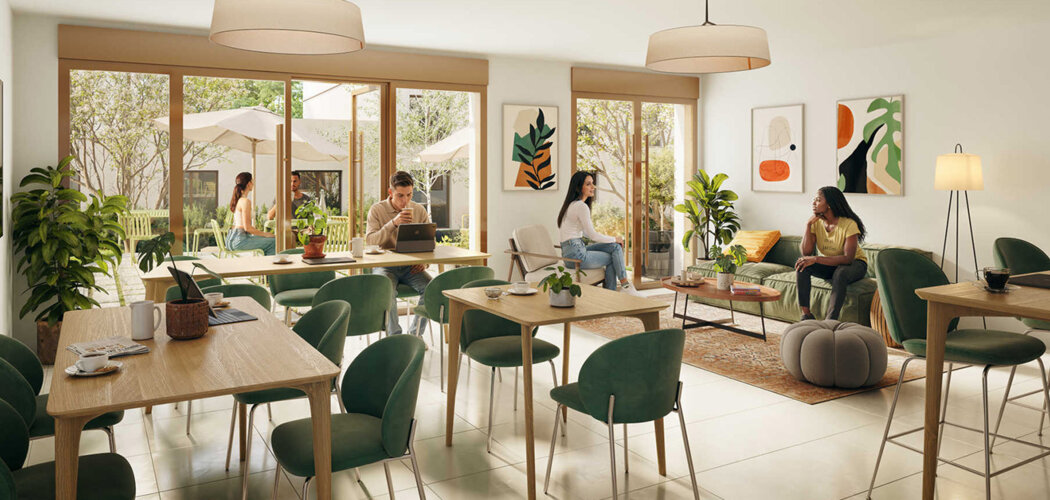 Programme immobilier neuf My Work Bordeaux Mérignac - Mérignac logements étudiants à 9 min de l’INSPÉ (33700) - Référence : 18484