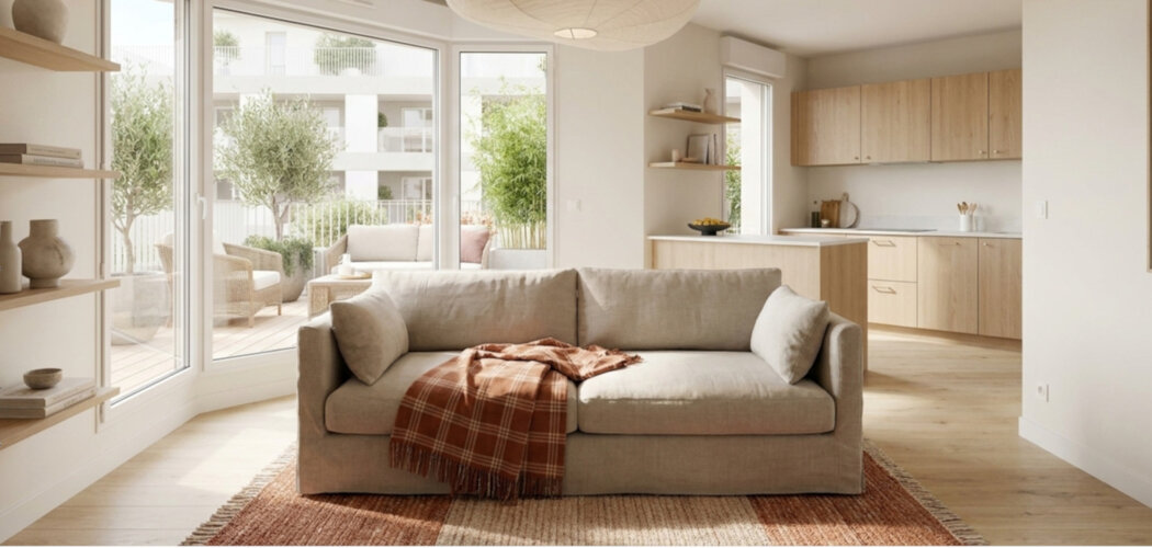 Programme immobilier neuf Cour Monselet - Nantes : Appartements studio–T5 avec terrasses, jardin paysager et parking dans le quartier Haut Pavé proche clinique Sourdille (44000) - Référence : 14436