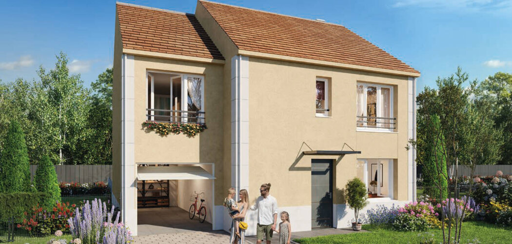 Programme immobilier neuf Les villas du Bois Joli - Osny maison proche du parc du Château (95520) - Référence : 18461