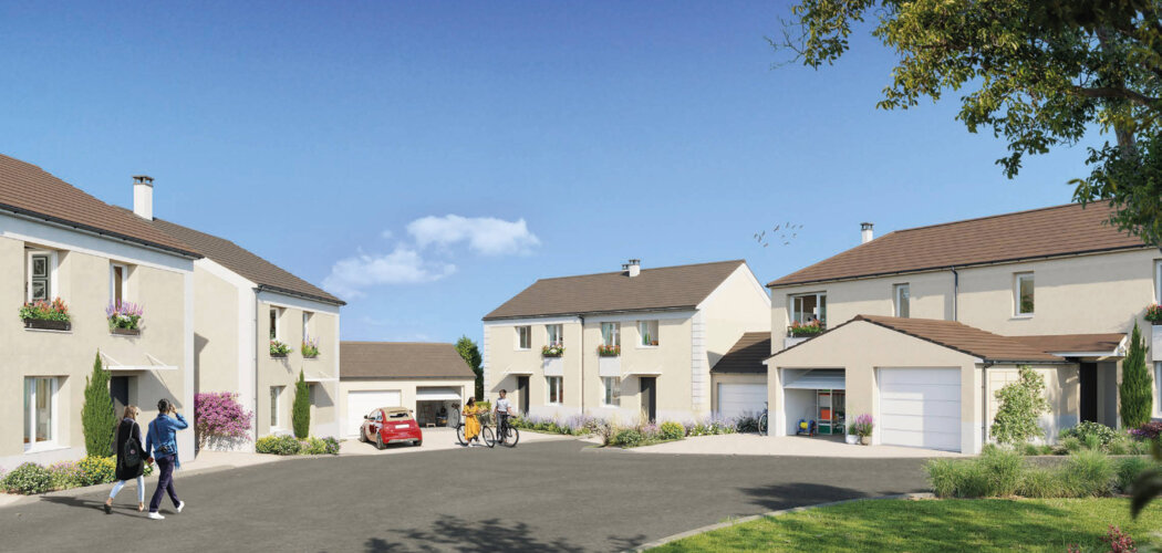 Programme immobilier neuf Les villas du Bois Joli - Osny maison proche du parc du Château (95520) - Référence : 18461