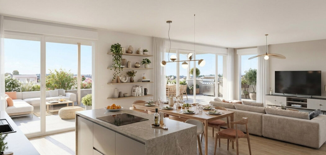 Programme immobilier neuf MURMÛRE - Saint-Bonnet-de-Mure résidence conviviale proche Lyon (69720) - Référence : 17320