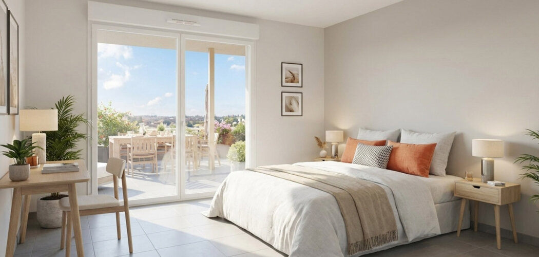 Programme immobilier neuf MURMÛRE - Saint-Bonnet-de-Mure résidence conviviale proche Lyon (69720) - Référence : 17320